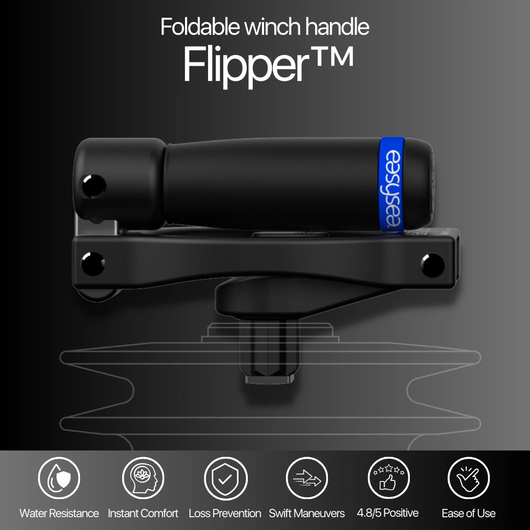Flipper Foldable Winch Handle